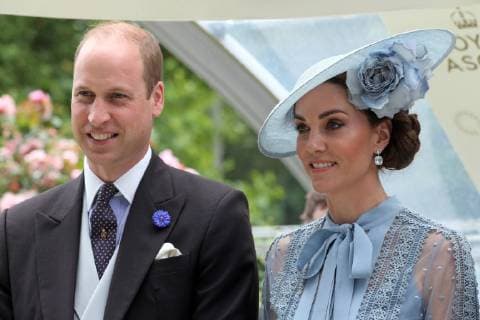 18.06.2019, Ascot, Windsor, GBR - Portrait of HRH Prince William and his wife Catherine, Duchess of Cambridge. Ascot racecourse. (Kate Middleton, Herzogin Kate, Portrait, Portraet, Royals, Prinz William) 190618D543ROYAL_ASCOT.JPG