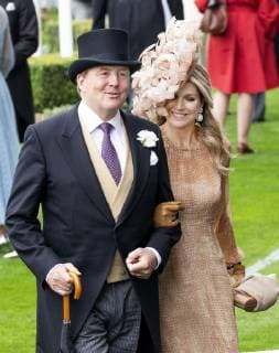 18-06-2019 England Royals during the Royal Ascot horse races. Queen Maxima and King Willem-Alexander The 5 day meeting is one of the highlights of the horse racing calendar and has been held at the famous Berkshire course since 1711.  Copyright: xPPEx