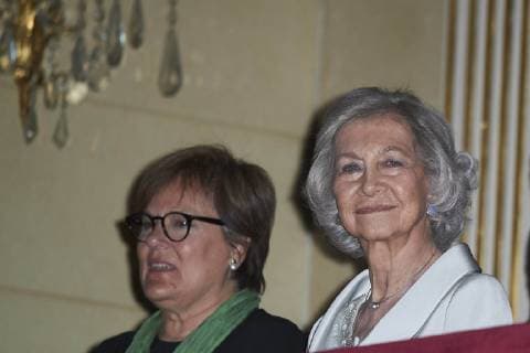 18-06-2019 Concert Queen Sofia during a concert of the 2018-2019 Academic course of the Upper school of music Reina Sofia at the royal theater in Madrid. No Spain  Copyright: xPPEx