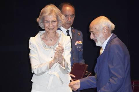 18-06-2019 Concert Queen Sofia during a concert of the 2018-2019 Academic course of the Upper school of music Reina Sofia at the royal theater in Madrid. No Spain  Copyright: xPPEx