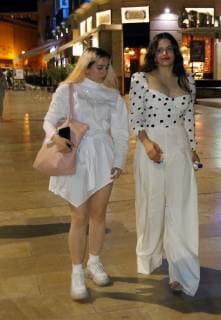June 19, 2019 - 19 june 2019 (Malaga) The singer RosaloÂ­a receives the Performing Arts Award Antonio Banderas from the MalagueoÂ±o actor in the Cervantes Theatre in Malaga, organized by the school Esaem. Antonio Banderas who was accompanied by his girlfriend Nicole Kimpel.After the award the actor invited the young artist to sleep and dine at his house in Malaga - ZUMAc161 20190619_zap_c161_023 Copyright: xLorenzoxCarnerox