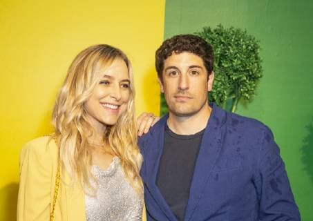 Summer Kickoff Party for WorldPride by Stacey Bendet Jenny Mollen and Jason Biggs attend the Summer Kickoff Party for WorldPride hosted by Alice + Olivia by Stacey Bendet and the Trevor Project at Industria Studio New York New York United States Industria Studio  LevxRadin