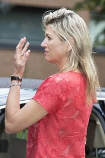 20-06-2019 Drenthe Queen Maxima during the signing of the local music agreement of ‘’More Music in the Classroom’’ and the mobile workshop of the Leerorkest instrumentendepot in Hoogeveen.  Copyright: xPPEx
