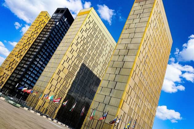 20.06.2019, xmkx, Politik , Europaeischer Gerichtshof EuGH v.l. Turm, Architektur, Symbolbild, Luxemburg Luxemburg (LUX)