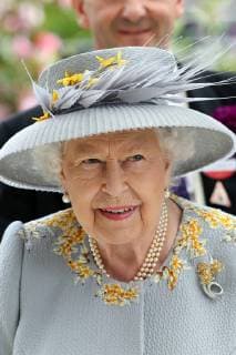20.06.2019, Ascot, Windsor, GBR - Portrait of Queen Elizabeth the Second. Ascot racecourse. (Koenigin Elisabeth, Portrait, Portraet, Royals, Elisabeth die Zweite, Koenigin von England) 190620D601ROYAL_ASCOT.JPG