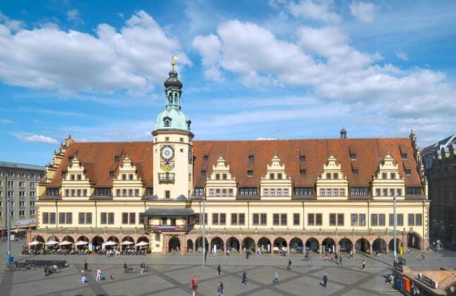 Altes Rathaus mit Stadtgeschichtliches Museum, Markt, Leipzig, Sachsen, Deutschland, Europa Copyright: imageBROKER/MichaelxNitzschke iblnit04912739.jpg