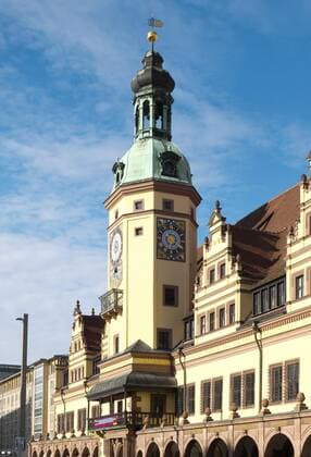 Rathausturm, Altes Rathaus, Leipzig, Sachsen, Deutschland, Europa Copyright: imageBROKER/MichaelxNitzschke ibxnit04910889.jpg