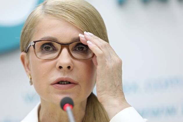 Leader of the Batkivshchyna All-Ukrainian Union, MP Yulia Tymoshenko holds a news conference, Kyiv, capital of Ukraine, June 21, 2019. The party has appealed to the State Bureau of Investigations to look into, as politicians believe, the bankruptcy of Ukraine s natural gas transmission system. Yulia Tymoshenko has also addressed the President asking to hold a meeting of the National Security and Defence Council on this matter. Ukrinform. News conference of Yulia Tymoshenko in Kyiv  Copyright: xDanilxShamkinx