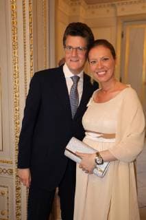 Goldmedaille der Künste Verleihung im Kennedy Center in Wien Verleihung Goldmedaille des Kennedy Center Wien, Albertina, 21. 06. 2019 Georg GÜRTLER mit Frau Eva