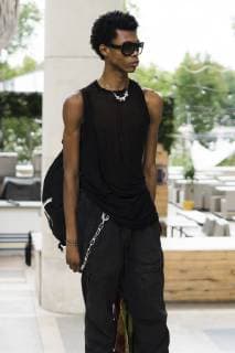 June 20, 2019 - Paris, France - A guest is seen at Street Style : Paris Fashion Week - Menswear Spring Summer 2020 : Day 3 At Rick Owens fashion show, on June 20, 2019, in Paris, France Paris France  - ZUMAn230 20190620_zaa_n230_795 Copyright: xNataliyaxPetrovax