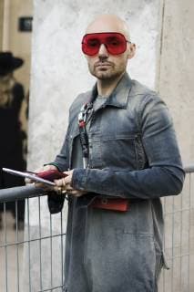 June 20, 2019 - Paris, France - A guest is seen at Street Style : Paris Fashion Week - Menswear Spring Summer 2020 : Day 3 At Rick Owens fashion show, on June 20, 2019, in Paris, France Paris France  - ZUMAn230 20190620_zaa_n230_704 Copyright: xNataliyaxPetrovax