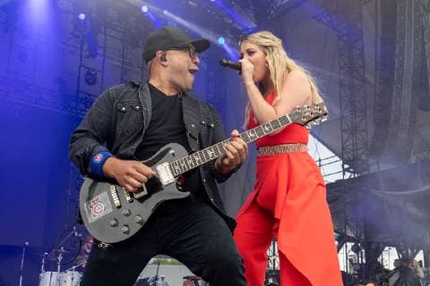 June 21, 2019 - Chicago, Illinois, U.S - LAUREN ALAINA during the LakeShake Country Music Festival in Chicago, Illinois Chicago U.S. - ZUMAs135 20190621_zap_s135_032 Copyright: xDanielxDeSloverx