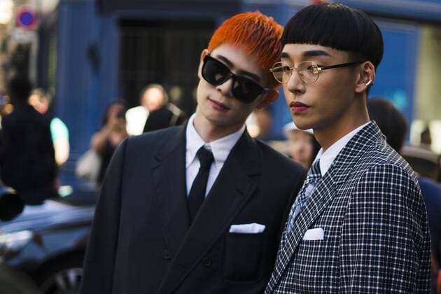 Entertainment Themen der Woche KW25 Entertainment Bilder des Tages June 22, 2019 - Paris, France - A guest is seen at Street Style : Paris Fashion Week - Menswear Spring Summer 2020 : Day 5 At Thom Browne fashion show, 22 June 2019, Paris, France Paris France  - ZUMAn230 20190622_zaa_n230_705 Copyright: xNataliyaxPetrovax