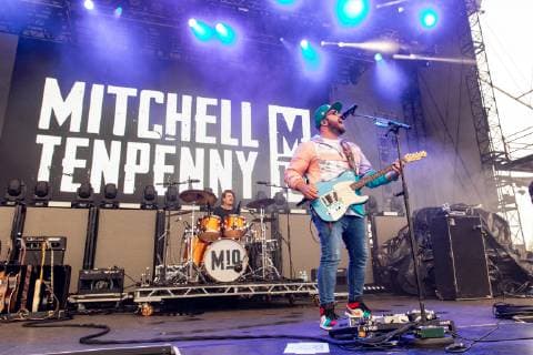 June 23, 2019 - Chicago, Illinois, U.S - MITCHELL TENPENNY during the LakeShake Country Music Festival in Chicago, Illinois Chicago U.S. - ZUMAs135 20190623_zap_s135_022 Copyright: xDanielxDeSloverx