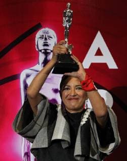 Actress Angeles Cruz poses at the red carpet of the 61st Ariel Awards of the Mexican Academy of the Cinematographic Arts and Sciences (AMACC) at the National Firm Archive in Mexico City, Mexico, 24 June 2019. Ariel Awards in Mexico City !ACHTUNG: NUR REDAKTIONELLE NUTZUNG!  Copyright: xMarioxGuzmanx AME6412 20190625-636970339224410361