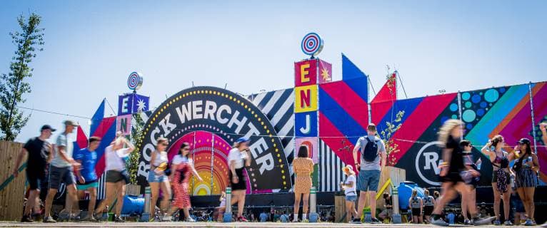 Illustration picture shows the entrance during the first day of the Rock Werchter music festival in Werchter, Thursday 27 June 2019. The 45th edition of the festival is taking place from 27 to 30 June.  JASPERxJACOBS 05614205