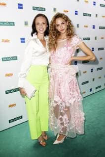 Simone Kowalski mit Schwester Lorinn bei der Palmolive Model Night im Gaga am Spielbudenplatz. Hamburg, 27.06.2019