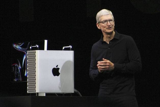 Apple unveils new Mac Pro Apple Inc. CEO Tim Cook unveils the new Mac Pro during the 2019 Apple Worldwide Developer Conference in San Jose, California on June 3, 2019. 