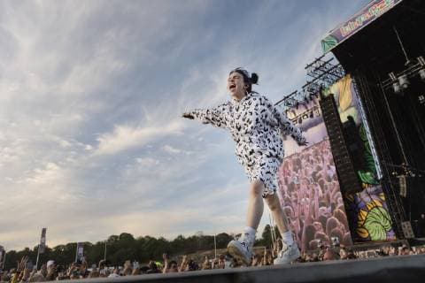 Billie Eilish performing on stage at Lollapalooza in Stockholm, on June 28, 2019. STOCKHOLM Sweden x11610x *** Billie Eilish performing on stage at Lollapalooza in Stockholm, on June 28, 2019 STOCKHOLM Sweden x11610x,  Copyright: xStinaxStjernkvist TTx LOLLAPALOOZA STOCKHOLM
