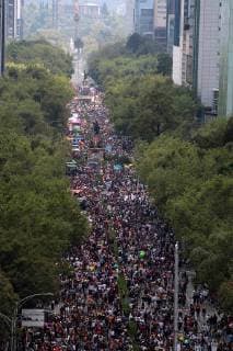 June 29, 2019 - EUM20190629ACT26.JPG.CIUDAD DE MEXICO, March Marcha Gay.- Este sabado 29 de junio de 2019, se celebra la 41 Marcha por el Orgullo LGBTTTI, en la Ciudad de Mexico, desde el Ãngel de la Independencia hasta el Zocalo capitalino. Foto: Agencia EL UNIVERSAL RDB. Copyright: xJuanxBoitesx