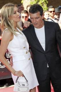 Antonio Banderas mit Lebenspartnerin Nicole Kimpel bei der CineMerit-Gala zu Ehren von Antonio Banderas mit der Premiere von Leid und Herrlichkeit Dolor y gloria auf dem 37. Filmfest München 2019 im Festivalzentrum Gasteig. München, 29.06.2019