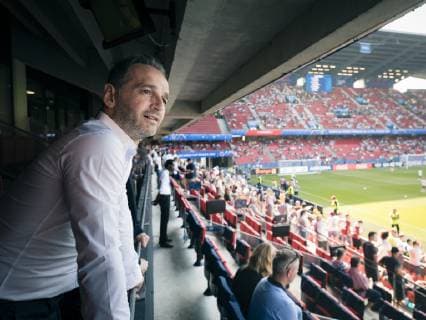 Bundesaussenminister Heiko Maas, SPD, beim Besuch des Viertelfinalspiels der FIFA Frauen-Weltmeisterschaft Deutschland - Schweden im Stadion Roazhon Park. Rennes, 29.06.2019. Rennes Frankreich