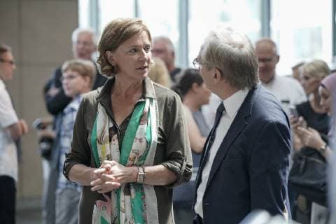01.07.2019 Landespreisverleihung Nordrhein-Westfalen, Geschichtswettbewerb des Bundespräsidenten im Haus der Geschichte in Bonn. Yvonne Gebauer, Ministerin für Schule und Bildung NRW Bonn Haus der Geschichte NRW Deutschland