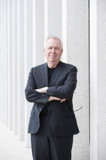Architekt David Chipperfield in der James Simon Galerie waehrend einer Pressevorschau am 1. Juli 2019. Pressevorschau James Simon Galerie in Berlin