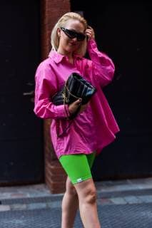 A chic showgoer attending Berlin Fashion Week - July 1, 2019 - BFW: Spring 2020 Street Style Day 1, Berlin Germany  Copyright: xNickxLeuzex NLBFW20190701ZDC13