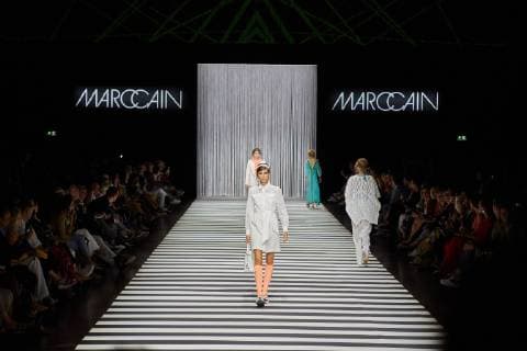 Marc Cain Fashion Show im Rahmen der Fashion Week Fruehling Sommer 2020 im Velodrom in Berlin am 02.07.2020. MBFW Spring Summer 2020