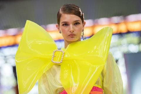 Entertainment Bilder des Tages Marina Hoermaseder Fashion Show waehrend der Berlin Fashion Week Spring Summer 2020 in Berlin am 4. Juli 2019. Marina Hoermanseder Fashion Show - Berlin Fashion Week SS 2020