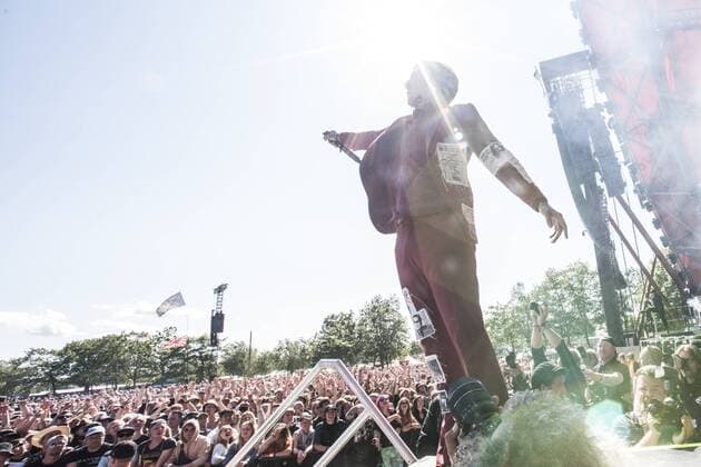 Engelske Bring me the horizon spiller paa Orange Scene paa Roskilde Festival fredag den 5. juli 2019.. , Roskilde Denmark Copyright: HellexArensbak HellexArensbakx cop200 spdk20190705-173039-L