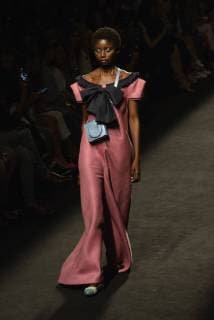 Model at collection runway a creation from Devota Lomba during Pasarela Cibeles Fashion Week Madrid in Madrid on Tuesday, 09 July 2019 Cordon Press  JOAQUINxCORCHEROxARCOS
