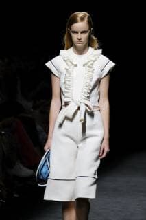 July 10, 2019 - Madrid, Spain - A model walks the runway at the Devota & Lomba fashion show during the Mercedes Benz Fashion Week Spring Summer 2020 at Ifema on July 09, 2019 in Madrid, Spain. Madrid Spain  - ZUMAn230 20190710_zaa_n230_170 Copyright: xOscarxGonzalezx