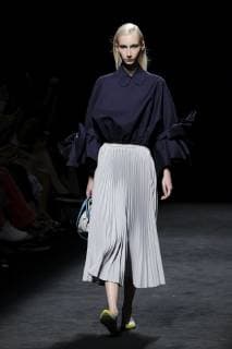 July 10, 2019 - Madrid, Spain - A model walks the runway at the Devota & Lomba fashion show during the Mercedes Benz Fashion Week Spring Summer 2020 at Ifema on July 09, 2019 in Madrid, Spain. Madrid Spain  - ZUMAn230 20190710_zaa_n230_151 Copyright: xOscarxGonzalezx