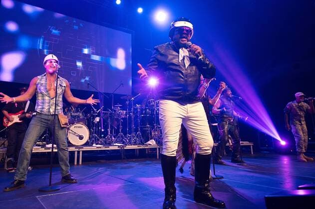 July 11, 2019 - Quebec City, Quebec, Canada - QUEBEC Quebec City, QC - JULY 11: Victor Willis and the Village People perform at the Festival d ete de Quebec on July 10, 2019 in Quebec City, Canada. Photo: imageSPACE Quebec City Canada - ZUMAs181 20190711_zea_s181_215 Copyright: xImagespacex