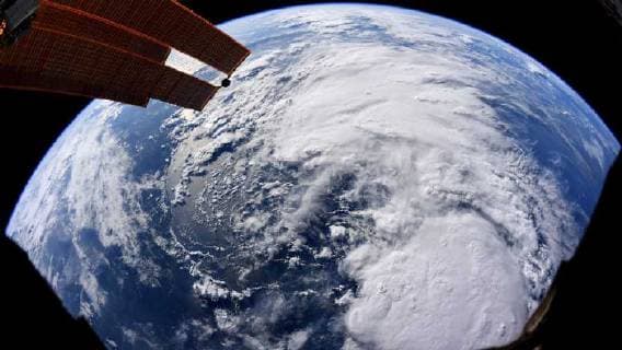 July 13, 2019, Earth Atmosphere: Hurricane Barry is a currently active tropical cyclone that has made landfall in the state of Louisiana and is currently threatening the Gulf Coast of the United States. Originating from a mesoscale convective vortex over the Midwestern United States, the system emerged into the Gulf of Mexico on JulyÊ10 and was classified as a potential tropical cyclone later that day. The system developed into a tropical storm on the next day, becoming the second named storm of the annual hurricane season. On July 13, Barry achieved a sustained wind speed of 75 mph (120 km h), becoming the first hurricane of the 2019 season. PICTURED: July 11th. Earth Atmosphere - ZUMAz03_ 20190713_sha_z03_631 Copyright: xNASAx