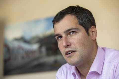 Deutschland, Berlin, Interview mit dem Geschäftsführer von ZEITFRACHT Wolfram Simon-Schröter, 28.06.2019 *** Germany, Berlin, Interview with the Managing Director of ZEITFRACHT Wolfram Simon Schröter, 28 06 2019