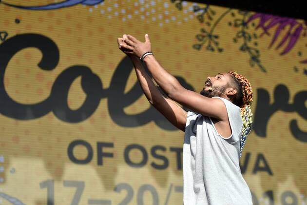 Entertainment Bilder des Tages YEMI A.D. performs during the start of Colours of Ostrava international music festival in Ostrava, Czech Republic, July 17, 2019. (CTKxPhoto JaroslavxOzana) CTKPhotoP201907170822301  JAO 01
