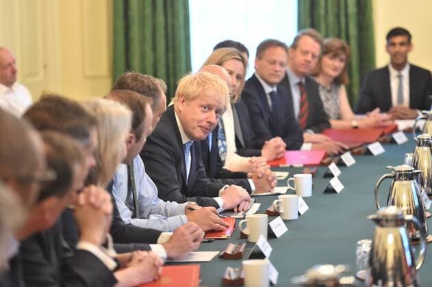 News Themen der Woche KW30 News Bilder des Tages . 25 07 2019. London, United Kingdom. New Prime Minister Boris Johnson s first Cabinet Meeting held at No10 Downing Street in London.  xPoolx xi-Imagesx IIM-19982-0001