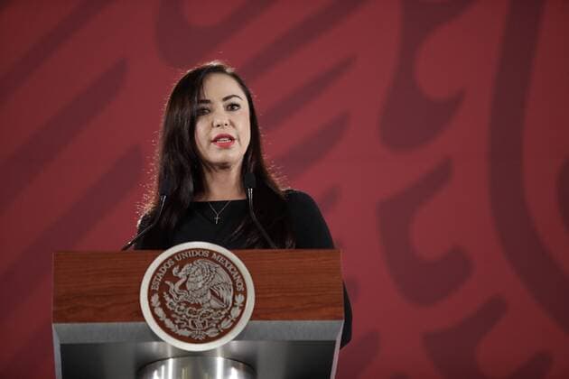 July 25, 2019: EUM20190725NAC05.JPG.CIUDAD DE MEXICO PresidencyPresidencia-AMLO.- En su conferencia mananera de este 25 de julio de 2019 y ante la presidenta municipal de Naucalpan, Patricia Duran, el presidente Andres Manuel Lopez Obrador hizo oficial la donacion del Rancho Los Tres Garcia, decomisado al crimen organizado, al municipio de Naucalpan, Estado de Mexico, para la construccion de una Universidad. Foto: Agencia EL UNIVERSALIvan StephensAFBV Copyright: xElxUniversalx