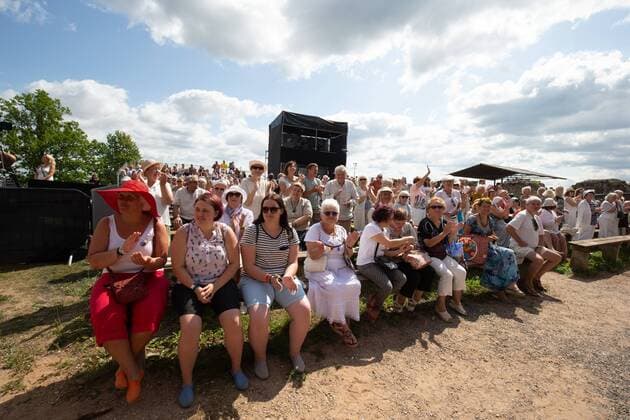 Viljandi, 25.07.2019 Opening of the Viljandi Folk Music Festival. The festival takes place every July in the castle park and centre of Viljandi. It is the strongest expression of a special mindset originating from the early 1990s. This mindset values tradition, heritage, and a local identity and tries to adapt the spiritual values collected over hundreds and thousands of years with the modern way of living all of this to keep the traditions alive and thereby strengthen our national characteristics. Viljandi Folk Music Festival has become one of the largest festivals of this kind in the Baltic and Nordic countries over the years. Viljandi Estonia  Copyright: xElmoxRiigx