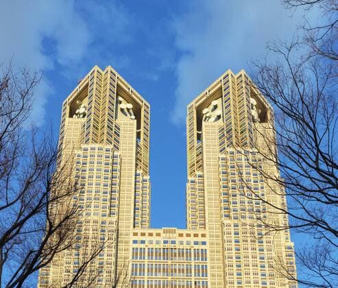 Tocho government building, Shinjuku, Tokyo, Japan, Asia Copyright: ChristianxKober 733-8664