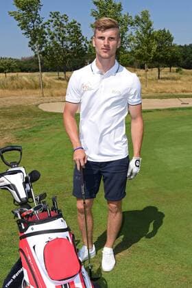 Timo Werner beim GRK Golf Charity Masters Golturnier im Golf & Country Club Leipzig im Golfresort Machern bei Leipzig am 27.07.2019