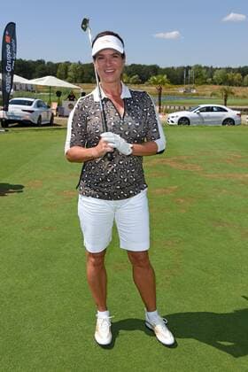 Katarina Witt beim GRK Golf Charity Masters Golturnier im Golf & Country Club Leipzig im Golfresort Machern bei Leipzig am 27.07.2019