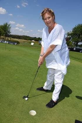 Suzanne von Borsody beim GRK Golf Charity Masters Golturnier im Golf & Country Club Leipzig im Golfresort Machern bei Leipzig am 27.07.2019