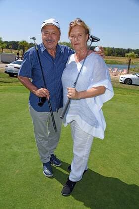 Wolfgang Stumph, Suzanne von Borsody beim GRK Golf Charity Masters Golturnier im Golf & Country Club Leipzig im Golfresort Machern bei Leipzig am 27.07.2019