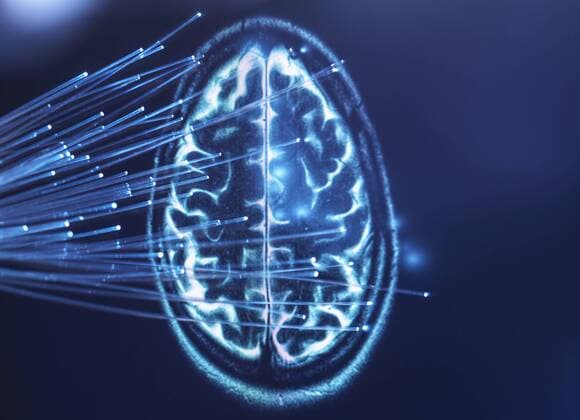 Artificial Intelligence, Fibre optics carrying data passing into brain property released  ABRF00412