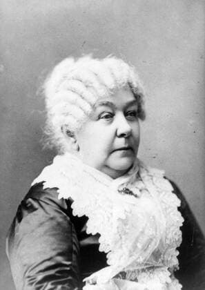 BerÃ¼hmte Feministinnen, Elizabeth Cady Stanton Portrait of Elizabeth Cady Stanton. Elizabeth Cady Stanton portrait, facing right. From a daguerreotype. Copyright: xPhoto12 AnnxRonanxPicturexLibraryx ARP15A07221