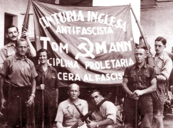 Spanish Civil War, Volunteers in the International Brigade Spanish Civil War, British Volunteers in the International Brigade. 1937 Copyright: xPhoto12 AnnxRonanxPicturexLibraryx ARP17A01428